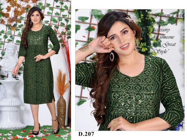 New Good Look 1 Embroidery Straight Cut Kurti Collection